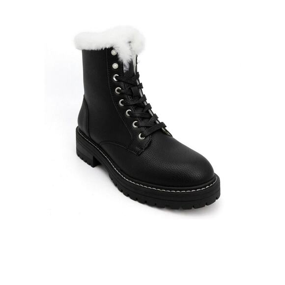 Sugar fur top lace up boot sz 9 - Picture 4 of 4